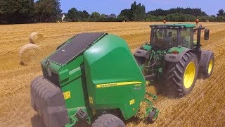 Chantier De Pressage 2018  JOHN DEERE 6145R I V451M [upl. by Rowan735]