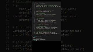 Calculating Statistics with Python 3 [upl. by Vivia]