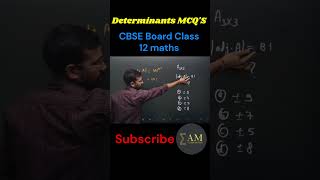 Determinant MCQs  Matrices MCQS  AM MATHEMATICS [upl. by Pedaiah825]