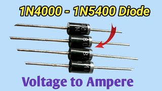 1N4007 Diode voltage Ampere  1N5408 Diode Voltage Ampere  Vishwakarma ji technical [upl. by Annaihs638]