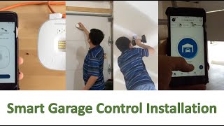 DIY Smart Garage Control Installation Chamberlain [upl. by Adamski]