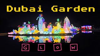 Dubai Garden Glow  Glow Park Dubai  Largest Glow Park Night View dubaivlog dubaiattractions [upl. by Lamak]