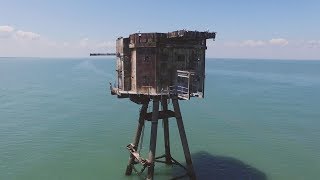 Drone The Abandoned Maunsell Sea Forts [upl. by Kandy]