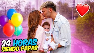 24 HORAS SIENDO PAPAS DE UN BEBE 2 ft IAN LUCAS [upl. by Enilram]