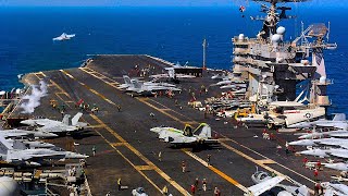 Life Inside Massive USS Nimitz Class Aircraft Carrier At Sea  Full Documentary [upl. by Ellevel]