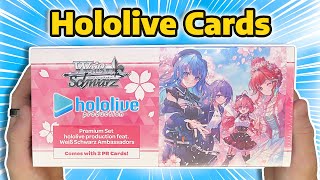 Hololive OPENING Premium Set Weiss Schwarz Ambassadors [upl. by Ennayt]