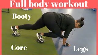 Top 6 exercises with sliders full body and core training workout sliding disks [upl. by Ruben]