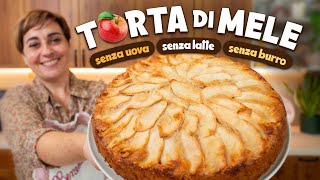 T🍎RTA DI MELE SEMPLICE Ricetta Senza Uova Senza Latte e Senza Burro  Fatto in Casa da Benedetta [upl. by Madonia354]