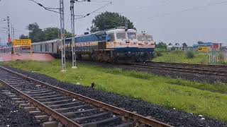 12485 Nanded Shri ganganagar expresspowerful EMD humming wdp4d [upl. by Nike618]