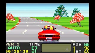 OutRunners Sega Genesis Versus Multiplayer 60FPS [upl. by Arianna]