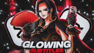 Glowing Subtitles Like AE  Capcut Tutorial [upl. by Aned]