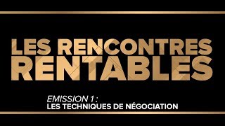 RR 1 LART de la NÉGOCIATION pour investir dans limmobilier [upl. by Nonnair]