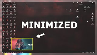 Game Minimizing To Desktop Problem Solved  Quick Fix 2021 Windows 10 [upl. by Tybalt]