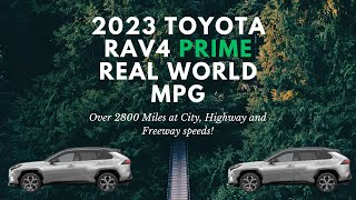 Toyota Rav4 Prime Real World MPG Test 2844 Mile Road Trip toyota mpg Hybrid fun [upl. by Dustman]