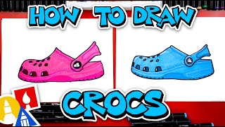 How To Draw Crocs [upl. by Ebenezer]