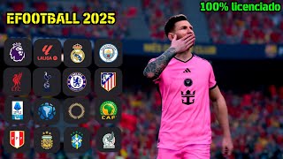 😍 ASI LUCE EFOOTBALL 2025 LICENCIADO al 100 Todos los Equipos  Franklyn Gameplays [upl. by Mahmoud]