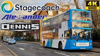 Stagecoach South 5 Farnham to Aldershot via Upper Hale Heath End Alexander ALX400 Dennis Trident [upl. by Aynat]