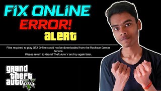 File Required Play GTA Online Error Fix  GTA 5 Tutorial Hindi [upl. by Nileuqcaj]