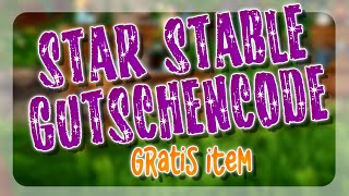 GRATIS STAR STABLE CODE 🐴 GUTSCHEINCODE ✨  Star Stable SSO [upl. by Ozne]