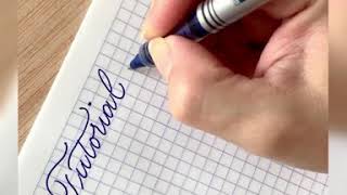 Rápido tutorial de Caligrafía [upl. by Dyal]