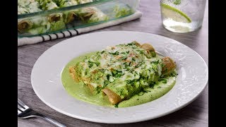 Enchiladas de Pollo con Chile Poblano [upl. by Porett83]