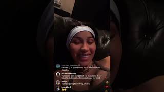 Cardi B talks about Kamala losing the election [upl. by Amak]