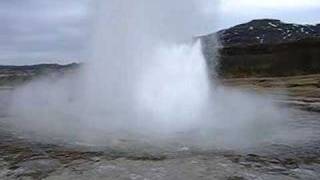 Ijsland geiser Strokkur [upl. by Allare]