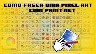 Tutorial Como Faser PixelArt Usando PaintNet [upl. by Llenor20]