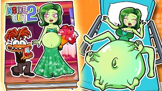 INSIDE OUT PAPER Disgust x Anxiety’s Wedding Prep Drama Disgust x Anxiety Squishy Papier [upl. by Fretwell174]