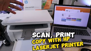 How to Scan Print and Copy Documents with HP Laserjet AllInOne Printer Review [upl. by Raoul]