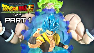 GOGETA VS BROLY PART 1 Dragon Ball Super Broly DBS StopMotion [upl. by Hickey]