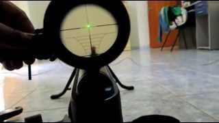 Mira Laser Laser Scope Green Traçante Regulagem Airgun Paintball [upl. by Yuria]