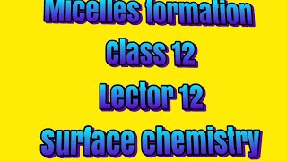 Micelles formation [upl. by Oriana614]