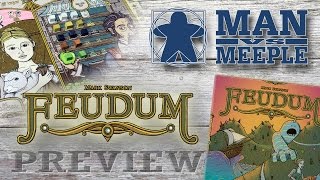 Feudum Odd Bird Preview by Man Vs Meeple [upl. by Leuneb]