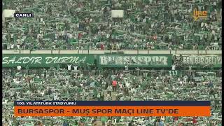 Bursaspor  Muşspor maç önü [upl. by Nlycaj524]