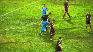 Highlights Primo Tempo Acireale Siracusa 0 1 del 2512015 [upl. by Bohs]