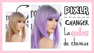 Changer La Couleur De Cheveux • PIXLR [upl. by Iretak]