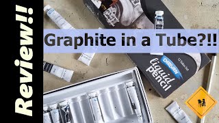 LIQUID PENCIL 😱 Graphite that Comes in a Tube Review [upl. by Kehoe]