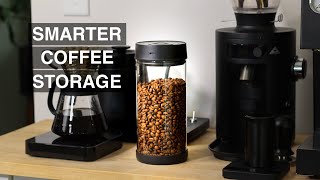 Best Coffee Storage  OutPeak Neo Smart Vacuum Canister Review [upl. by Swigart]