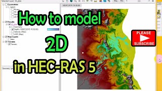 2d flood modeling in hecras using precipitation as sole input [upl. by Herby]