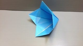 Daily Origami 069  Bell Flower [upl. by Yatnohs708]