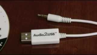 35mm Audio To USB Cable Adapter [upl. by Ardnaskela]