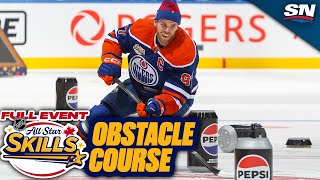 FULL Obstacle Course Competition  2024 NHL AllStar Skills [upl. by Xylia]