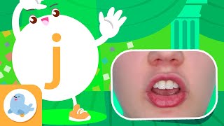 Write the letter J  Alphabet Writing lesson for children  The Singing Walrus [upl. by Enorel713]