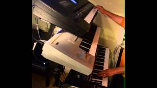 Moones Mahasti Played on Keyboard w Lyrics [upl. by Kiraa]