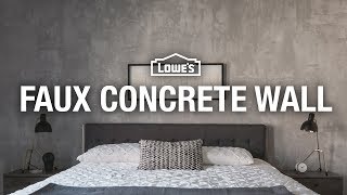 How to Make a Faux Concrete Wall [upl. by Elisa80]