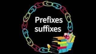 Affix suffix amp prefix in English P1  Learn suffix amp prefix  prefix amp suffix in English [upl. by Clynes]