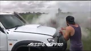 Nissan Patrol vs Toyota Landcruiser Tug of War  Kettles Boiled [upl. by Eisyak]