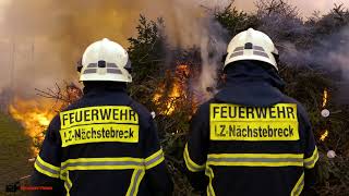 Traditionelles Osterfeuer in Wuppertal Nächstebreck  31032018 [upl. by Shanna]