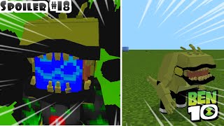 Minecraft Spitter  Transformation animation and abilities Ben 10 addon V2 Spoiler 18 [upl. by Ahsaenat]